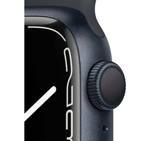 Apple Watch Series 7 GPS 41mm Midnight Aluminum Case With Midnight Sport Band (MKMX3) б/у